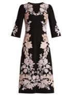 Dolce & Gabbana Lace-appliqu Cady Dress