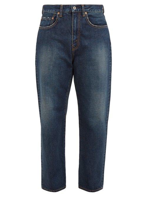Matchesfashion.com Junya Watanabe - Loose Leg Jeans - Womens - Blue