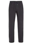 Matchesfashion.com Altea - Elasticated Waist Linen Trousers - Mens - Navy