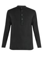 Barena Venezia Long-sleeved Cotton Henley T-shirt