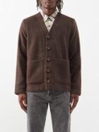Sfr - Gote Wool-blend Cardigan - Mens - Brown