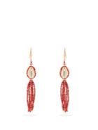 Isabel Marant Bead-embellished Shell Earrings