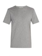 Matchesfashion.com Acne Studios - Measure Crew Neck Cotton T Shirt - Mens - Grey