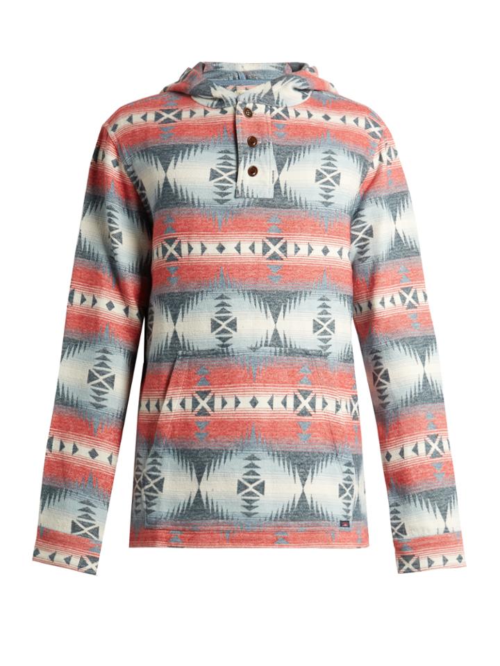 Faherty Pacific Cotton Hooded Poncho