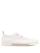 Matchesfashion.com Thom Browne - Low Top Striped Trainers - Mens - White