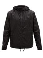 Matchesfashion.com Fendi - Ff-print Hooded Windbreaker Jacket - Mens - Black
