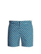 Matchesfashion.com Orlebar Brown - Bulldog Barthmann Swim Shorts - Mens - Light Blue