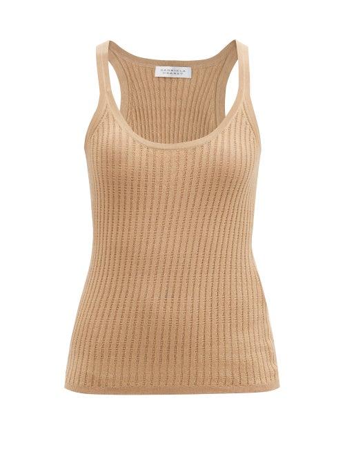 Gabriela Hearst - Nevin Cashmere-blend Tank Top - Womens - Camel