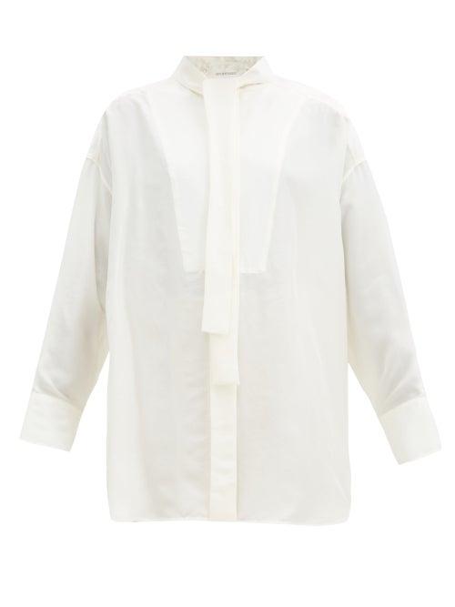 Matchesfashion.com Sportmax - Luisa Blouse - Womens - Ivory