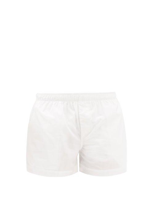 Wardrobe.nyc Wardrobe. Nyc - Release 07 Cotton-poplin Shorts - Womens - White