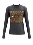 Matchesfashion.com Gmbh - Luna Zodiac-print Long-sleeved T-shirt - Mens - Black Multi
