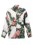 Matchesfashion.com Palmer//harding - Samuel Floral-print Twill Shirt - Mens - Multi