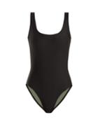 Bower Ideal Square-neck Ribbed Swimsuit
