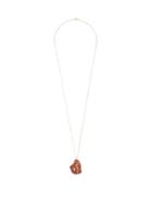 Matchesfashion.com Cvc Stones - Ignite Diamond & 18kt Gold Necklace - Womens - Brown