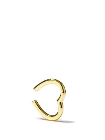 Ladies Fine Jewellery Yvonne Lon - 9kt Gold Heart Ear Cuff - Womens - Yellow Gold