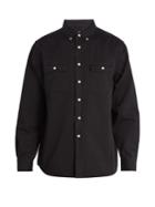 Saturdays Nyc Angus Button-down Collar Cotton Shirt