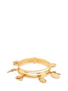 Matchesfashion.com Dolce & Gabbana - Charm Embellished Brass Bangle - Womens - Gold