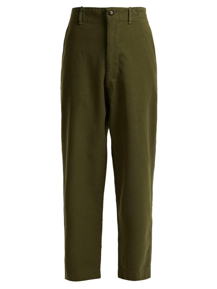 Myar Wide-leg Wool-blend Trousers