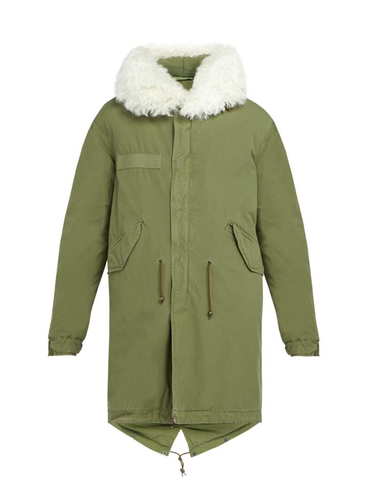 Mr & Mrs Italy Shearling-trimmed Cotton Parka