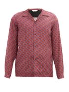 Matchesfashion.com Sasquatchfabrix - Camp-collar Twill Shirt - Mens - Red