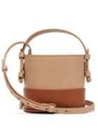 Matchesfashion.com Nico Giani - Ardenia Mini Leather Bucket Bag - Womens - Tan Multi