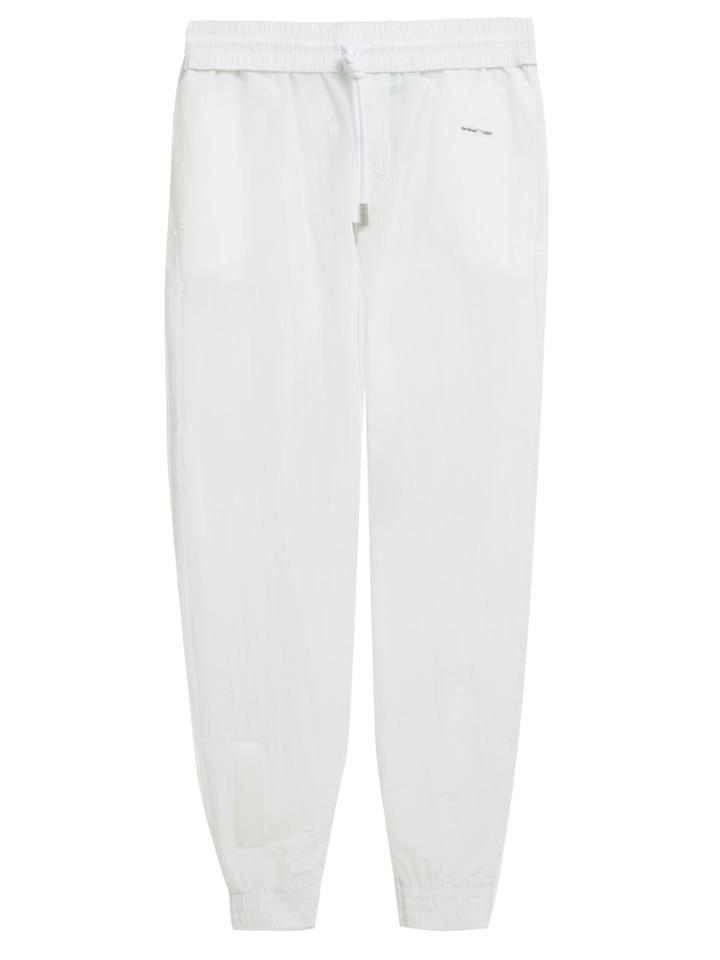 Off-white Elasticated-waist Technical-cotton Track Pants