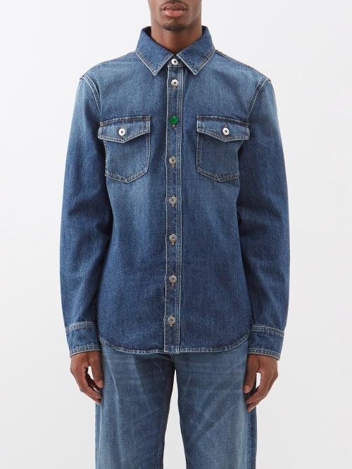 Bottega Veneta - Denim Shirt - Mens - Blue