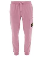 Matchesfashion.com Stone Island - Logo-patch Cotton Track Pants - Mens - Pink