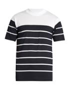 Acne Studios Naples Contrast-yoke Cotton T-shirt
