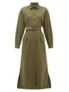 Matchesfashion.com Weekend Max Mara - Mania Shirtdress - Womens - Khaki