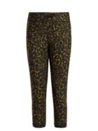 Matchesfashion.com The Upside - Nyc Leopard Camo Print Leggings - Womens - Khaki