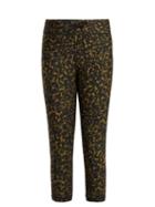 Matchesfashion.com The Upside - Nyc Leopard Camo Print Leggings - Womens - Khaki