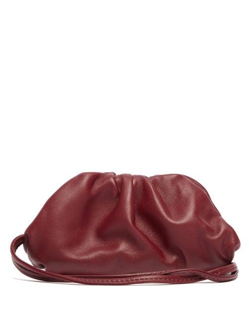 Matchesfashion.com Bottega Veneta - The Pouch Leather Coin Purse - Womens - Burgundy