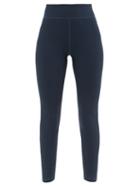 The Upside - High-rise Cropped Leggings - Womens - Navy