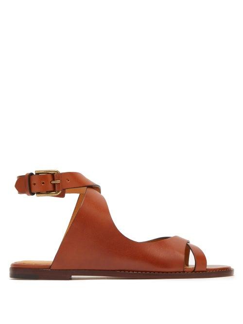 Matchesfashion.com Isabel Marant - Jirene Leather Sandals - Womens - Tan