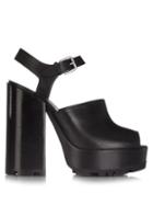 Jil Sander Open-toe Leather Platform Sandals