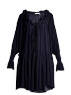See By Chloé Ruffled Gauze-jersey Dress