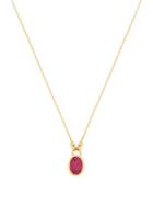 Matchesfashion.com Eli Halili - Ruby & 22kt Gold Pendant Necklace - Womens - Gold