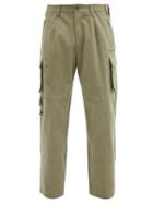 John Elliott - Field Cotton Cargo Trousers - Mens - Green