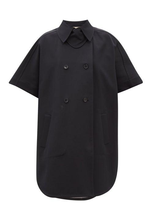 Max Mara - Sedan Cape - Womens - Black
