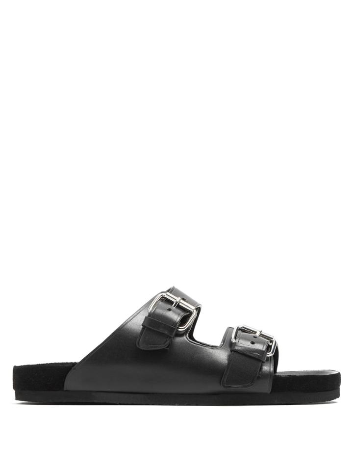 Isabel Marant Double-strap Leather Sandals