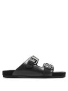Isabel Marant Double-strap Leather Sandals