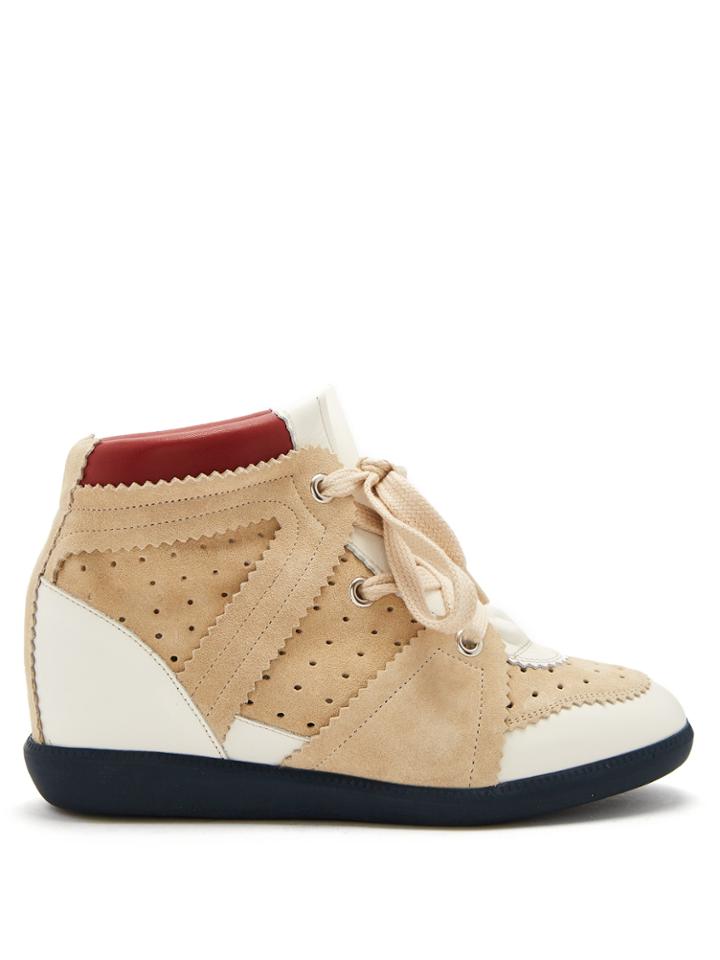 Isabel Marant Betty Concealed-wedge Suede Trainers