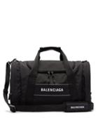 Matchesfashion.com Balenciaga - Logo-embroidered Technical-shell Holdall - Mens - Black