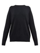 Matchesfashion.com The Row - Sibel Wool And Cashmere Blend Sweater - Womens - Black