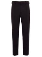 Matchesfashion.com Wardrobe. Nyc - Release 05 Pressed Wool Canvas Trousers - Mens - Black