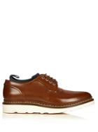 Oamc Leather And Neoprene Compression Derby Shoes