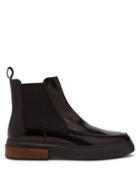 Matchesfashion.com Tod's - Patent Leather Chelsea Boots - Womens - Black