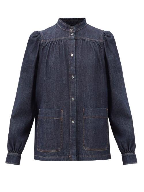 Matchesfashion.com Weekend Max Mara - Vociare Shirt - Womens - Navy