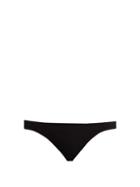 Matchesfashion.com Solid & Striped - The Fiona Ribbed Bikini Briefs - Womens - Black
